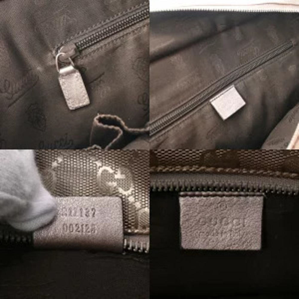Gucci Tote GG Leather Bag Supreme Purple - Picture 9 of 9